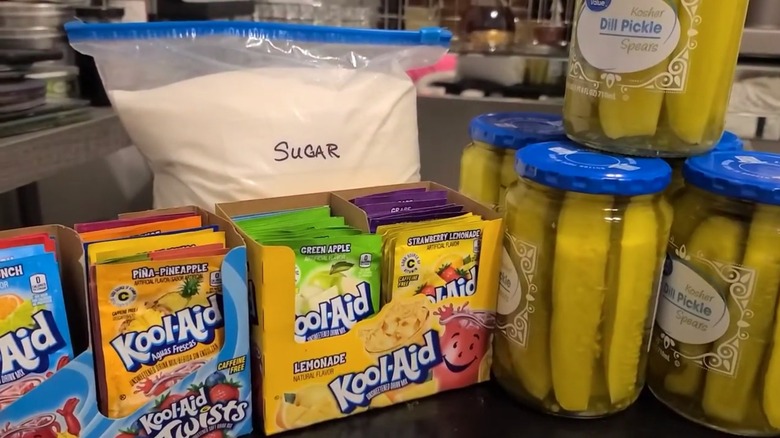 koolickle ingredients on counter