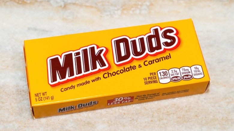 A box of Milk Duds.