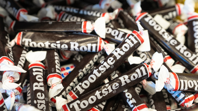 Pile of Tootsie Rolls