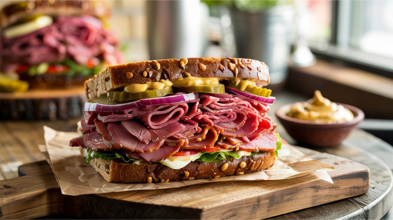 Pastrami sandwich