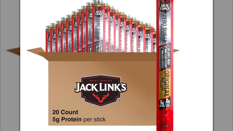 20 pack of Jack Link's Original Zero Sugar Beef Sticks