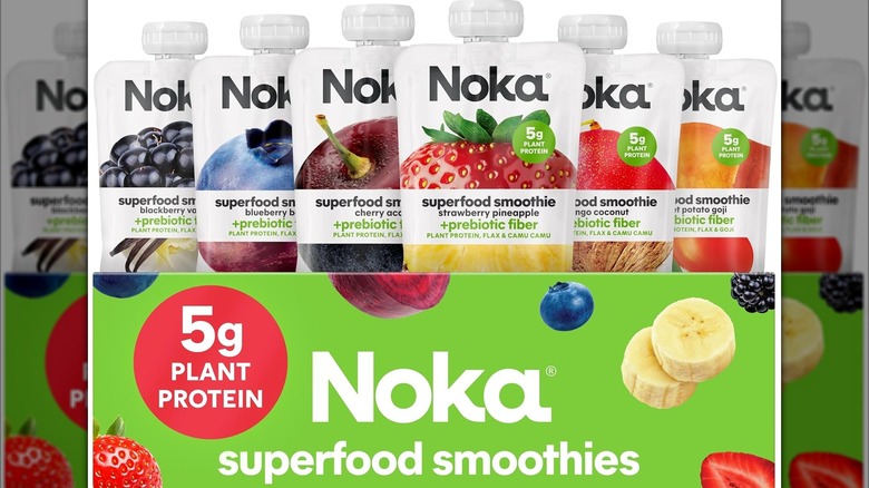 Noka Superfood Fruit Smoothie Pouches Variety Pack