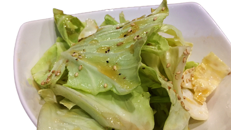 Prepared Yamitsuki cabbage