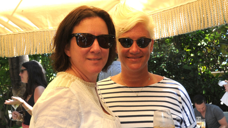 Anne Burrell and Koren Grieveson