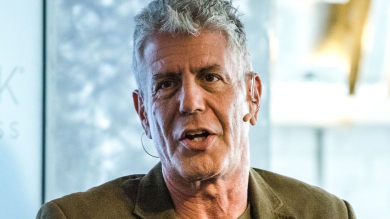Anthony Bourdain speaking