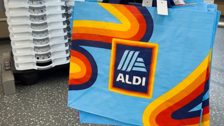 Aldi reusable bags available for purchase.
