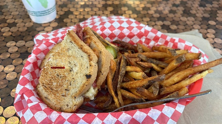 Reuben sandwich at Centreville Luncheonette