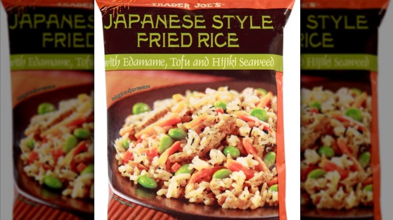 A package of Trader Joe's Japanese Style Fried Rice.