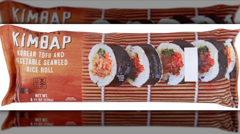 A package of Trader Joe's Kimbap.