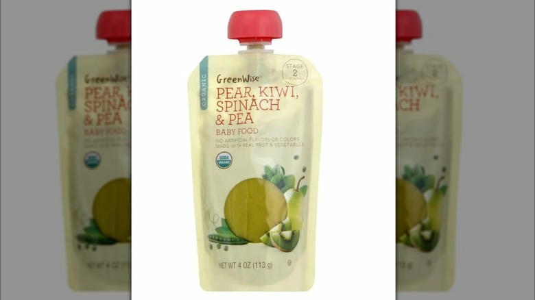 GreenWise Pear, Kiwi, Spinach & Pea Baby Food