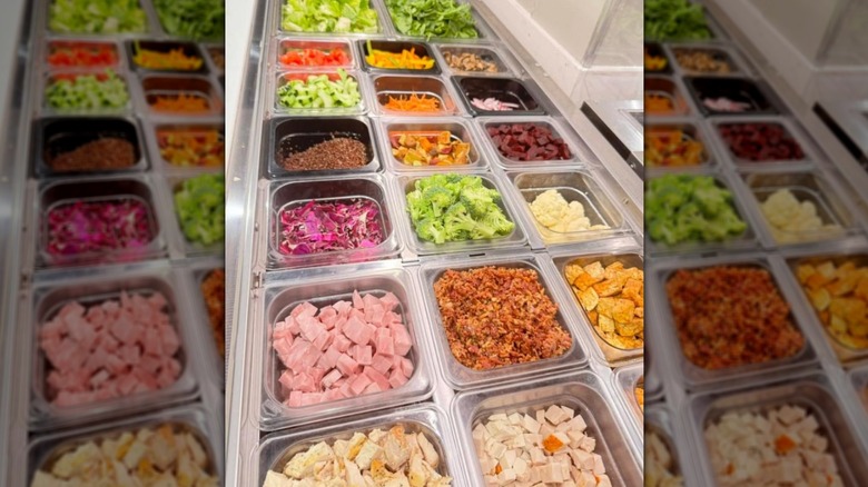 Old Country Buffet salad bar