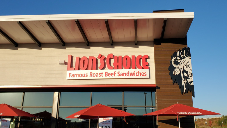 Lion's Choice storefront logo