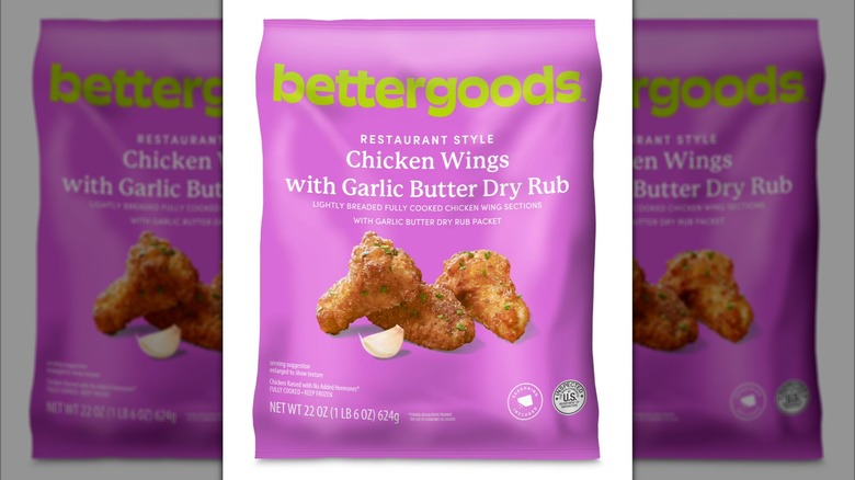 Bettergoods Restaurant Style Chicken Wings With Garlic Butter Dry Rub in front of white background