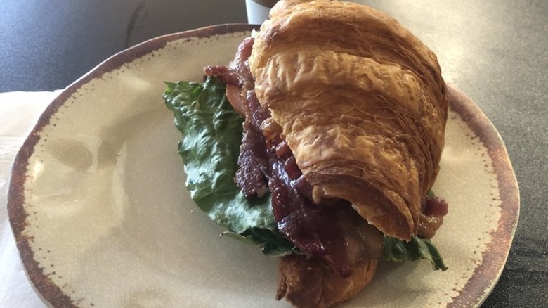 Brick Oven Bakery BLT on Butter Croissant