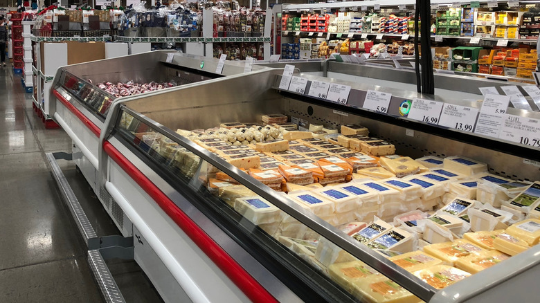 Cheese bin at Costco