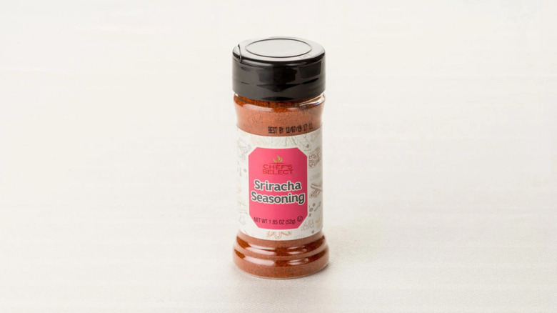Chef's Select Sriracha seasoning on white backdrop