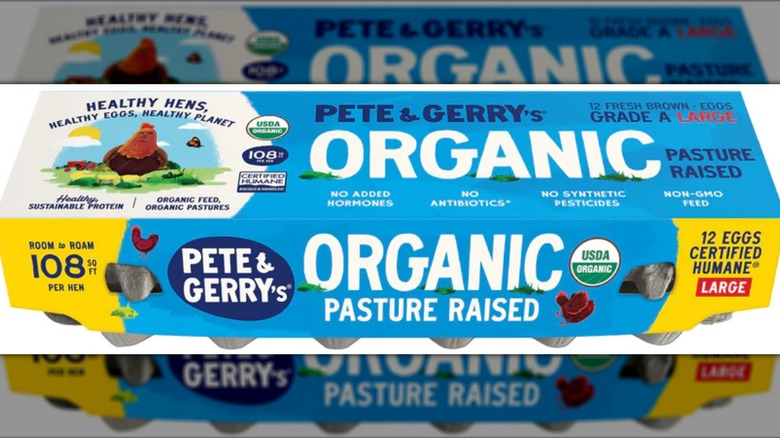 Carton of Pete & Gerry's eggs