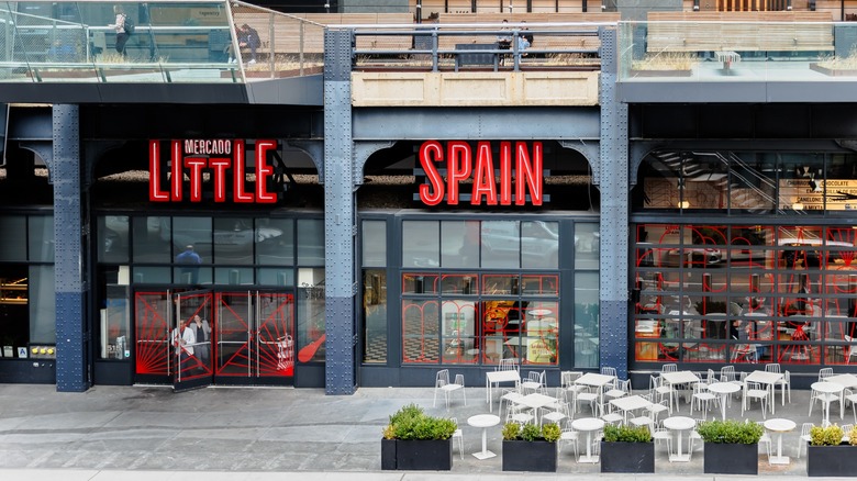 Front facade of Mercado Little Spain in New York, NY