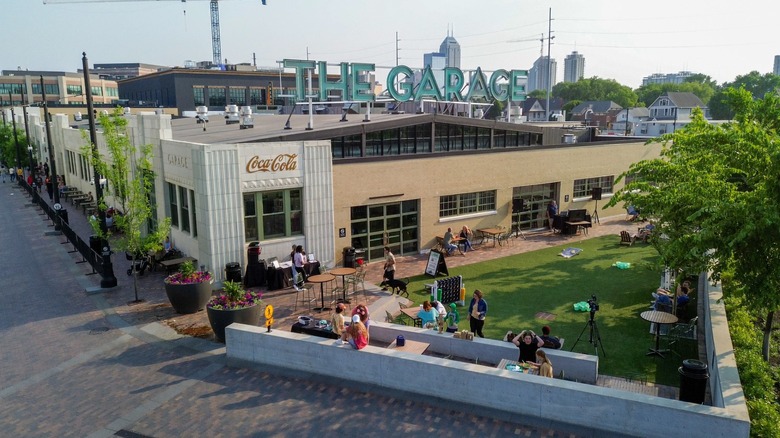 The Garage Food Hall exterior