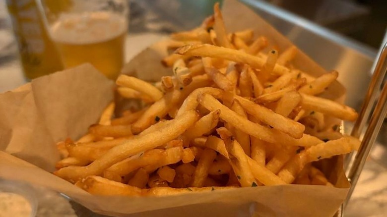 Basket of French Fries from  Father's Office