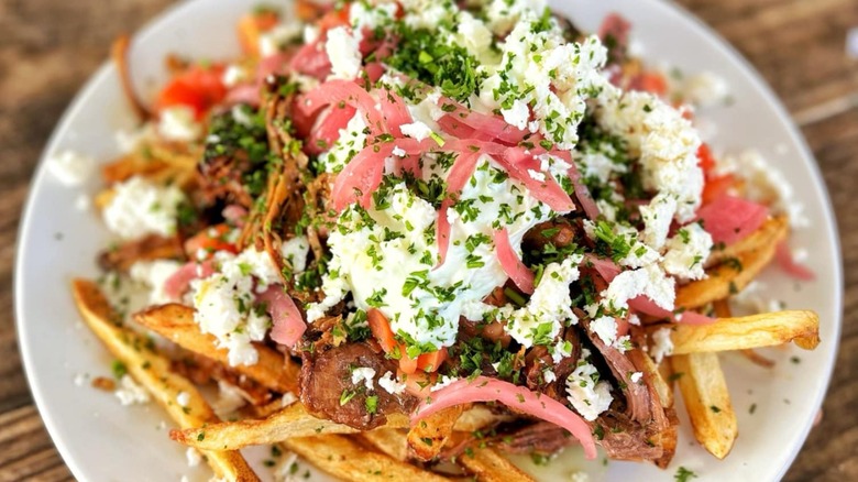 Smothered Fries from EAT HELLENIC