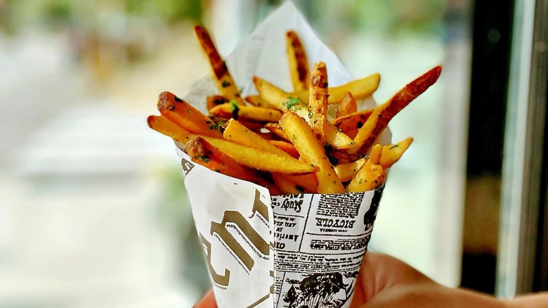 Fries from Jolie in a cone