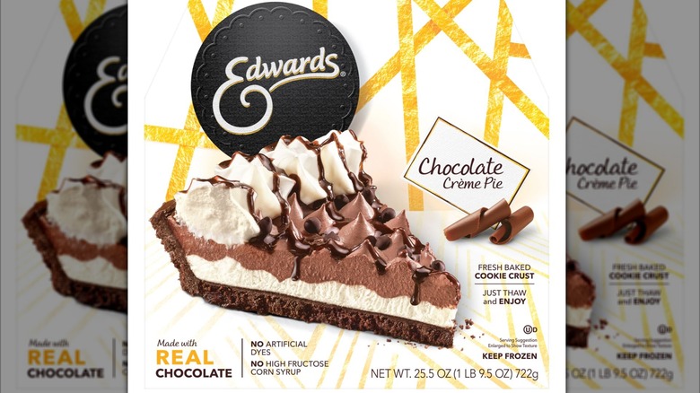 Box of Edwards Frozen Chocolate Creme Pie