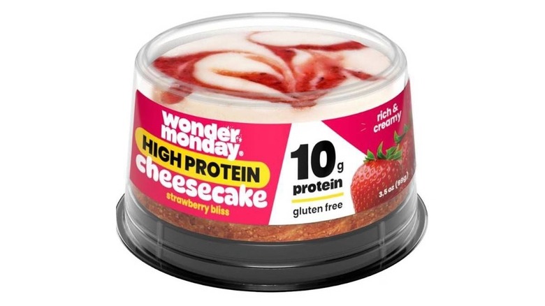 Wonder Monday High Protein Strawberry Bliss cheesecake
