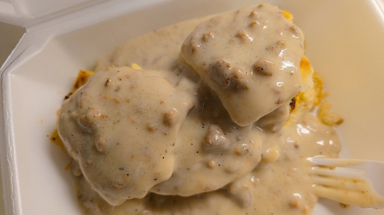 Biscuits and Gravy at The Mud Hole of the Black Hills