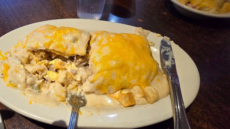 Cowboy Burrito at Vick's Vittles 