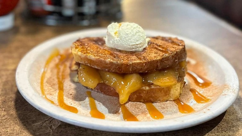 Caramel Apple French Toast at Franks Diner