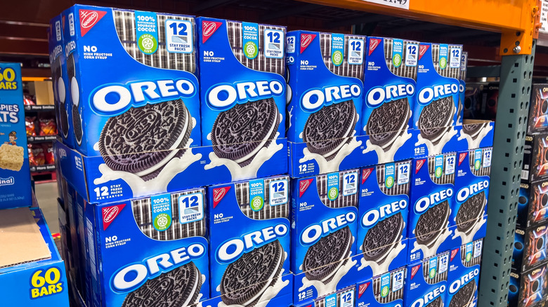 Boxes of Oreos at Costco