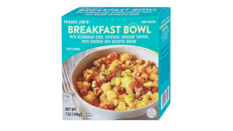 A box of Trader Joe's Breakfast Bowl on a white background.