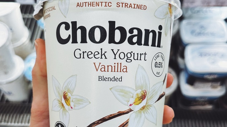 Vanilla Chobani Blended Greek yogurt
