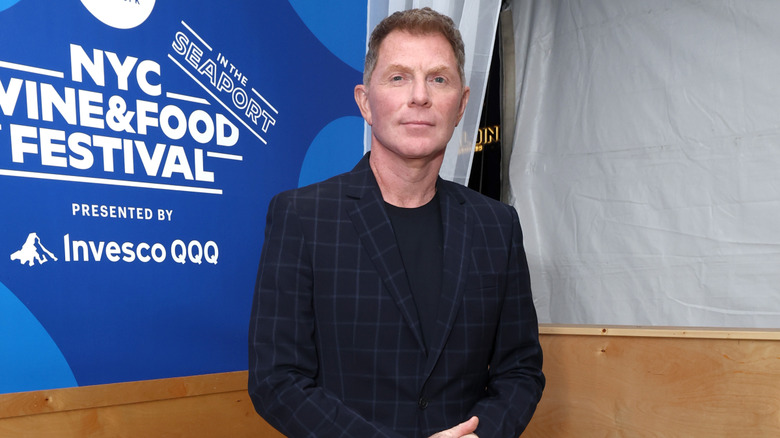 bobby flay posing for camera