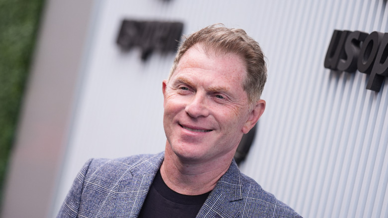 bobby flay posing for camera