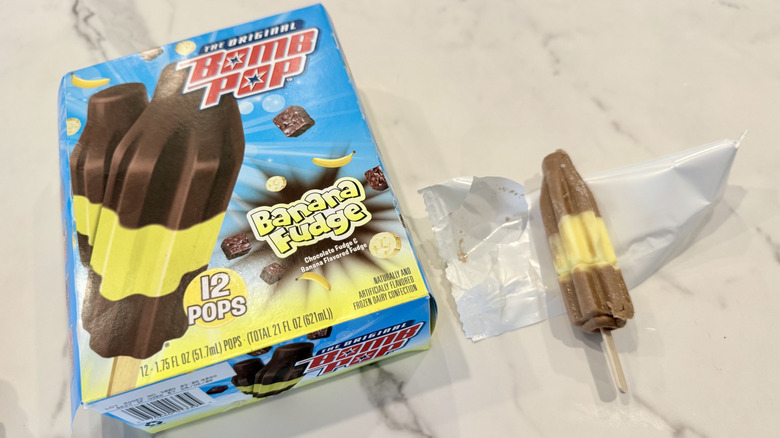 Banana Fudge Bomb Pop