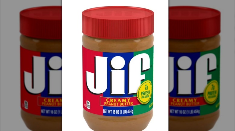 Jar of Jif Peanut Butter