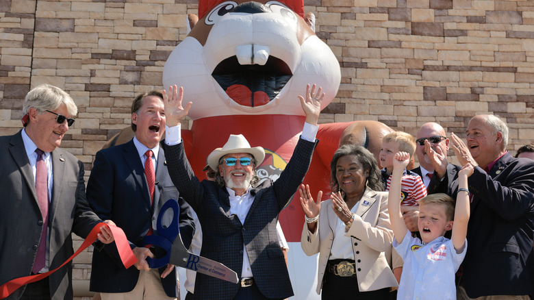 A Buc-ee's ribbon cutting ceremony.