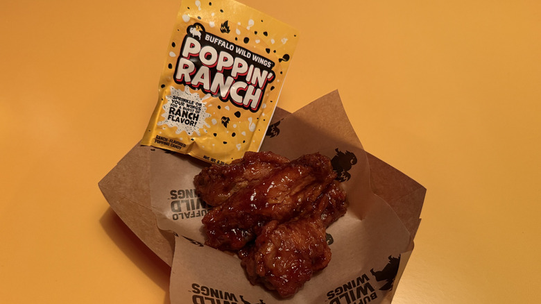 Poppin' Ranch packet and wings
