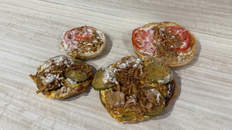 Open faced BBQ Brisket Whoppers