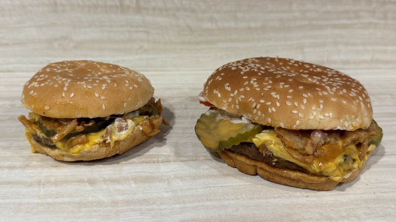 BBQ Brisket Whopper and Jr.