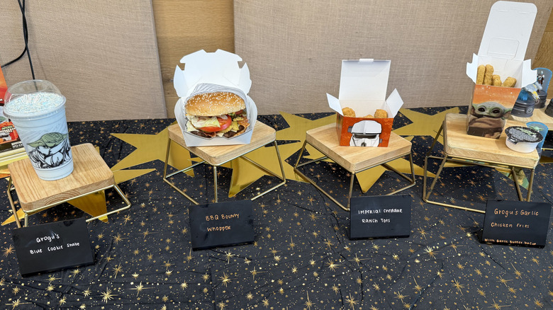 Burger King Mandalorian and Grogu menu items
