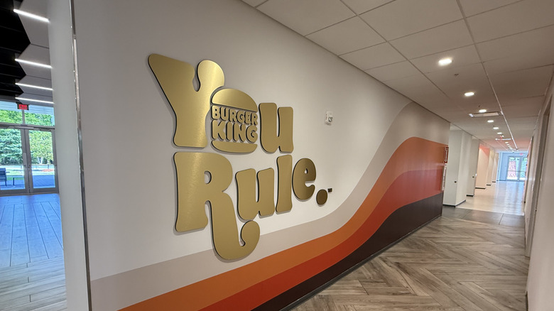 Burger King You Rule sign