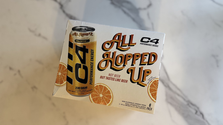 Box of C4 All Hopped Up on countertop