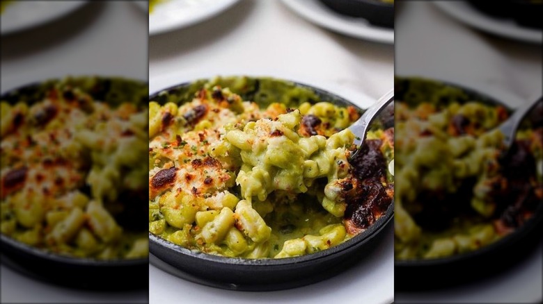 Green chili macaroni