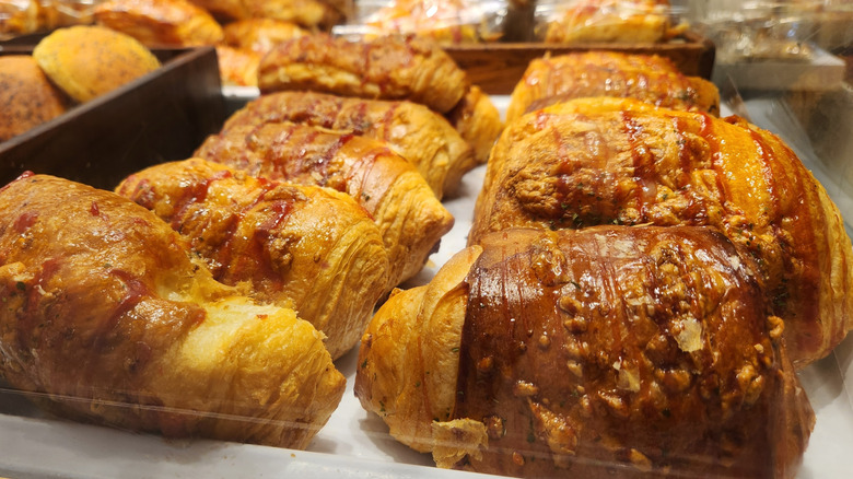 baked tuna puff in a baking dish