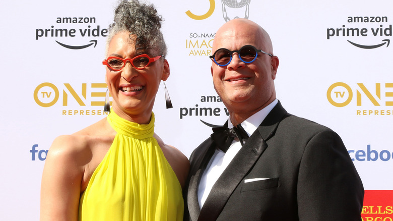 Carla Hall and husband Matthew Lyons