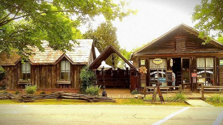 Exterior of E.H. Montgomery General Store.