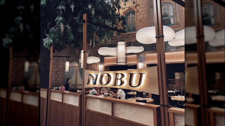 The exterior of Nobu in Paris Las Vegas